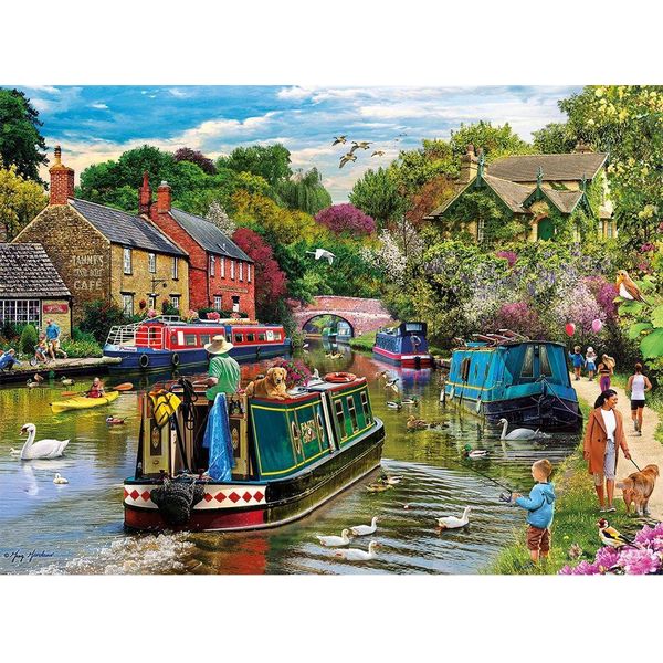 Gibsons Puzzle Riposo In Riva Al Fiume 1000 Pezzi-image