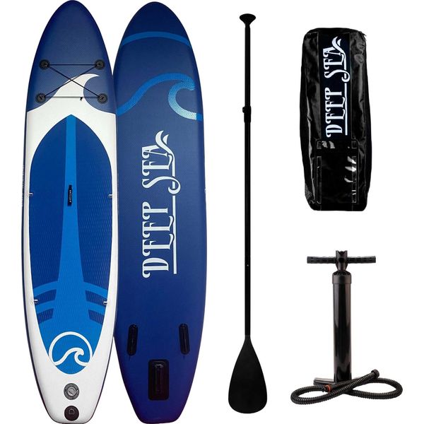 Set Di Tavole Da Sup Deep Sea Xxl 330Cm, Blau-Weiß-image