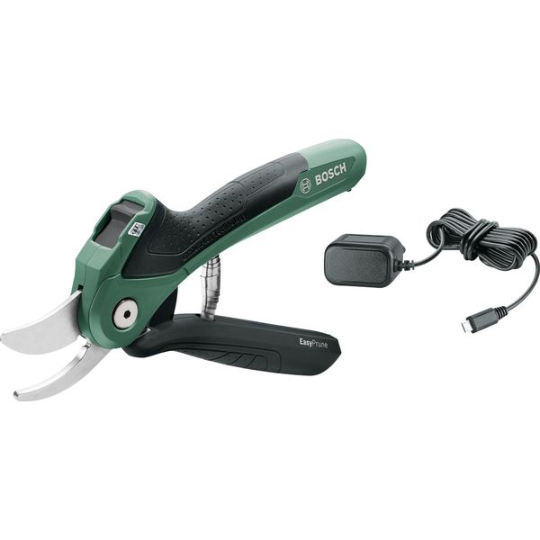 Bosch Home And Garden Lawn Easyprune - Forbici Per Potatura Con Batteria Ricaricabile (Batteria Integrata Da 3,6 V, 450 Tagli/Carica Della Batteria, In Confezione)-image