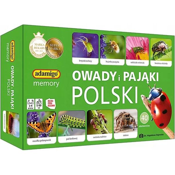 Adamigo Gioco Di Memoria Insetti E Ragni Pl 07868-image