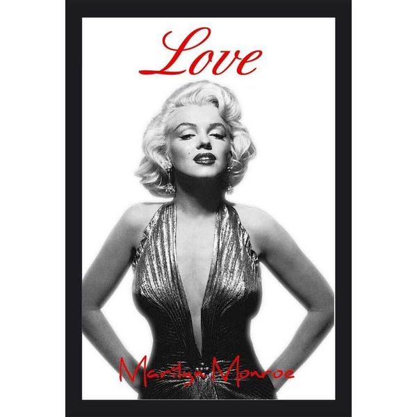 Monroe, Marilyn Love - Specchio Stampato 20X30 Cm In Cornice Di Plastica-image