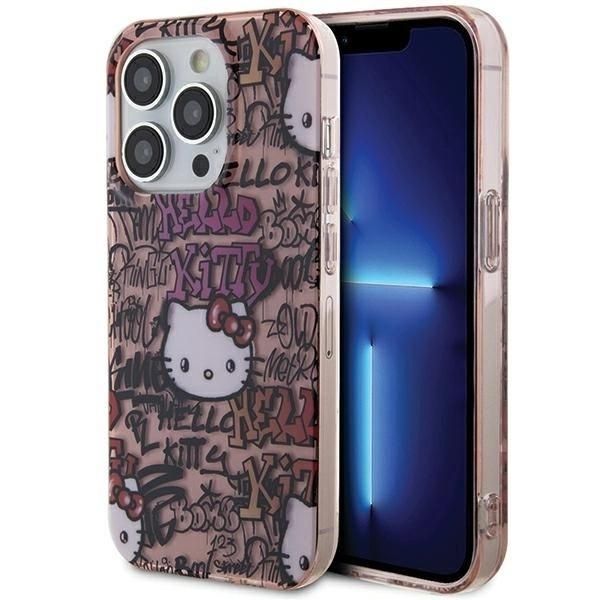 Hello Kitty Hkhcp13Xhdgptp Iphone 13 Pro Max 6.7 RóżOwy/Pink Hardcase Iml Tags Graffiti-image