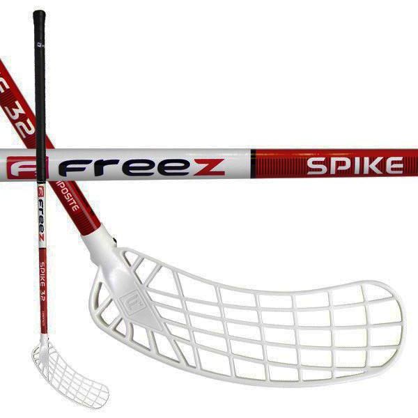 Bastone Da Floorball Freez Spike 32 BIANCO-ROSSO 95 Cm Destro-image