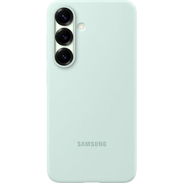 Custodia In Silicone Samsung Per Galaxy S25, Cover, Samsung, Galaxy S25, 15,8 Cm (6,2"), Colore Menta"-image
