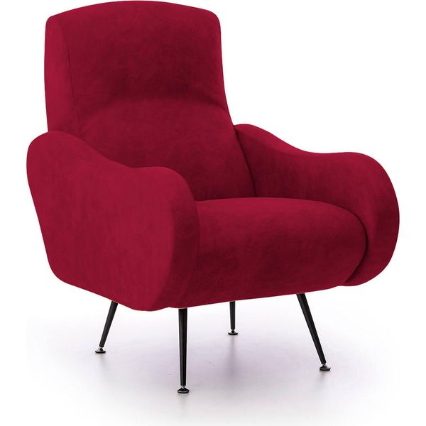 Talamo Italia Poltrona Dromondin Rosso, Braccioli Peso Supportato 90 Kg Italy-image