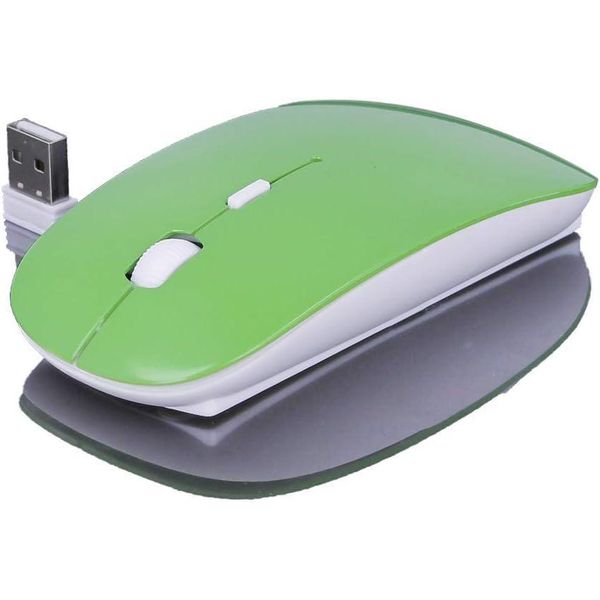 Mouse Senza Fili, Mouse Sottile, Design Piatto, Ergonomico, 2,4 Ghz, Ricevitore Usb Mouse Senza Fili, 800 Dpi, 1200 Dpi-image