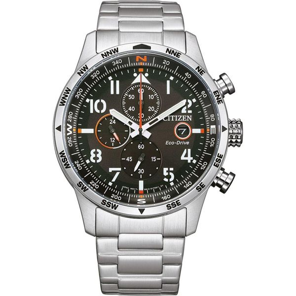 Citizen CA0790-83E Eco Drive Orologio Da Uomo In Acciaio Inossidabile Chrono Argento-image