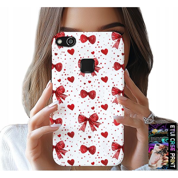 Custodia Per Huawei P9 Lite 2016 - Nastri Rossi Disegni Di Moda Nastro-image