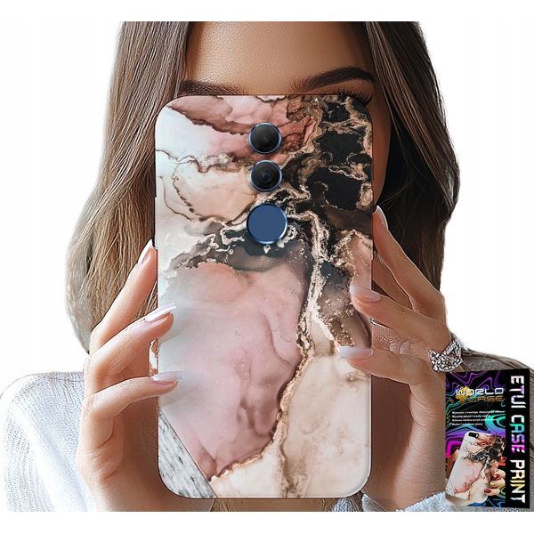 Custodia Per Huawei Mate 20 Lite - Elegante Marmo Design Di Tendenza + Vetro-image