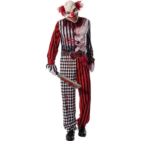 Rubies - Costume "Clown Malvagio"" - Uomo BN4401 (Xl) (Rosso/Nero/Bianco)"-image