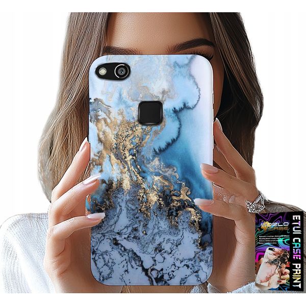 Custodia Per Huawei P10 Lite - Design Femminile In Marmo + Vetro-image