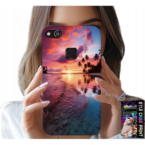Custodia Per Huawei P10 Lite - Spiaggia Vacanza Isola Bella Vista + Vetro-image