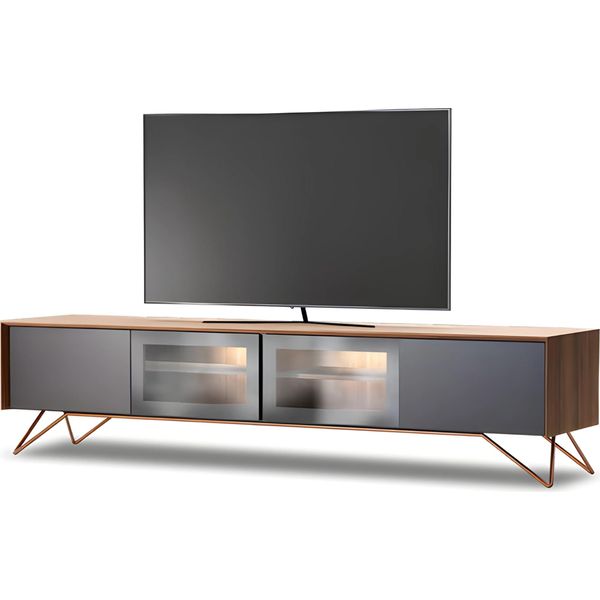 Elegante Lavagna In Legno Marrone Per Un Soggiorno Moderno-image