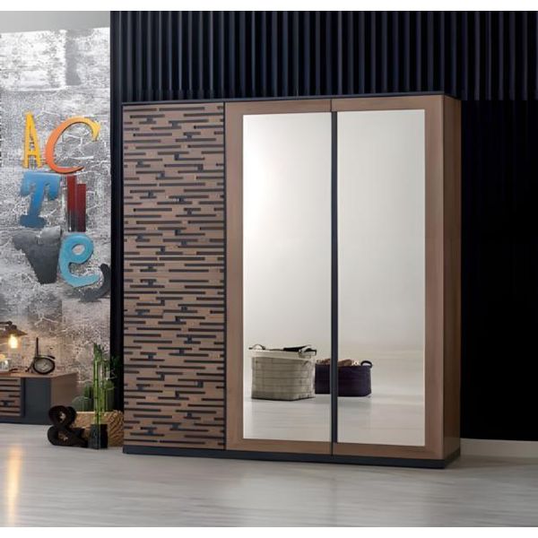 Mobile In Legno Marrone Dal Design Elegante-image