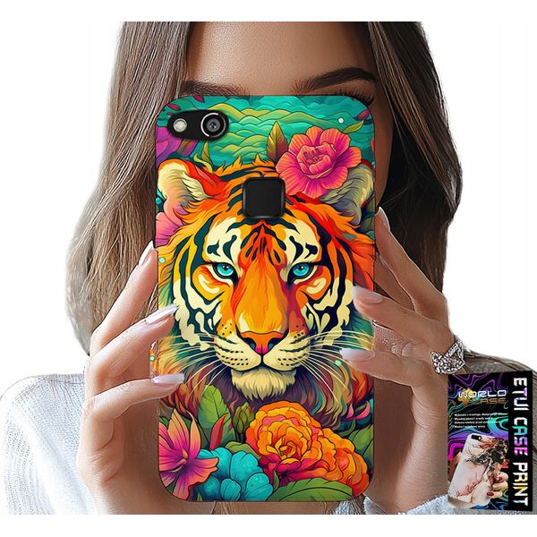 Custodia Per Huawei P10 Lite - Modelli Animali Tigre Custodia Tigre-image