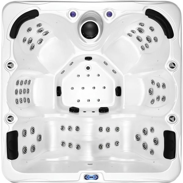 Spa-Bath Whirlwanne Whirlpool Blubberbad Hydromassagewanne Sprudelbad 210X210 Cm-image