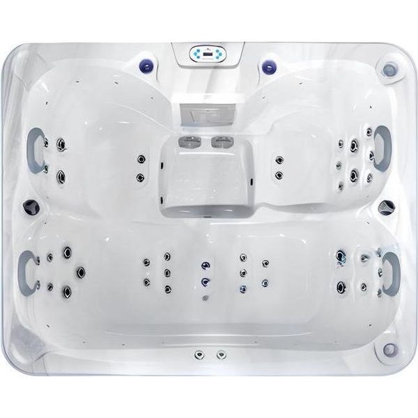 Vasca Idromassaggio Blubberbad Massagebad Outdoor-Spa Hot Tub Whirlwanne 200X165 Cm-image
