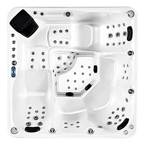 Whirlpool Blubberbad Hydromassagewanne Spa-Bad Whirlwanne 200X200 Cm-image