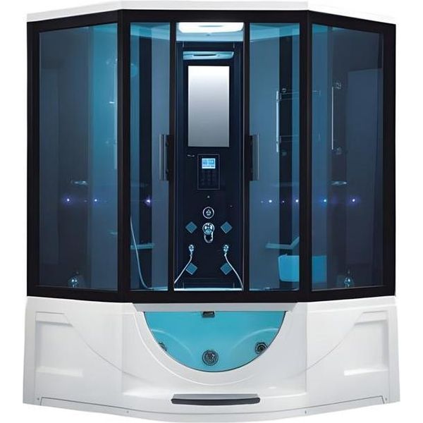 Doccia Multifunzionale Cabina Doccia Doccia Benessere Cabina Doccia Massaggiante 165X165 Cm-image