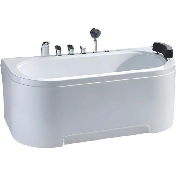 Vasca Da Bagno Vasca Da Bagno Con Massaggio Vasca In Acrilico Vasca Idromassaggio Comfort 150X80 Cm-image