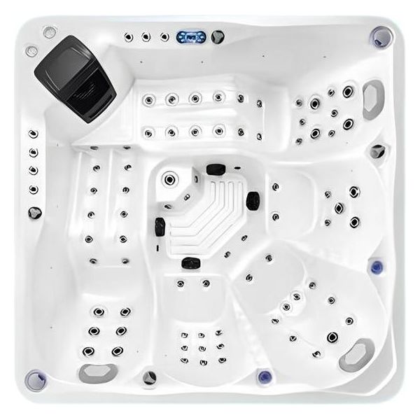 Vasca Idromassaggio Da Esterno Vasca Termale Piscina Relax 210X210 Cm-image