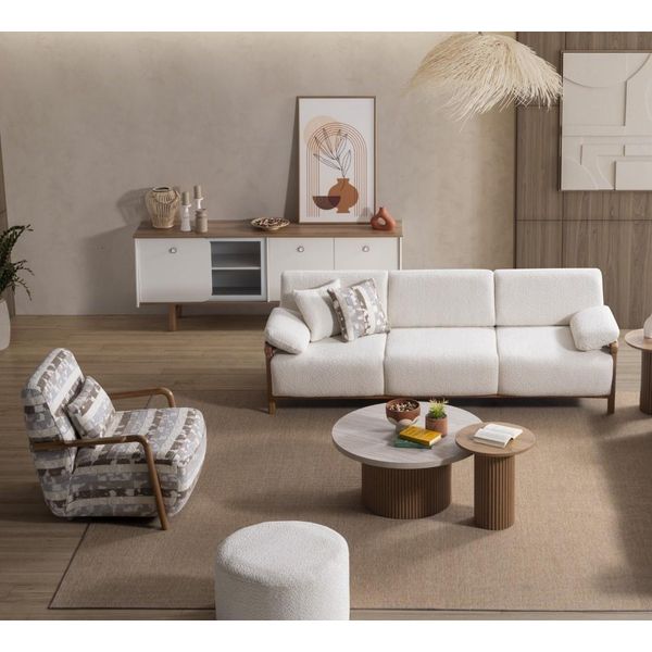 Set Da Salotto Con Divano E Poltrona Bellezza Ed Eleganza Nei Dettagli-image