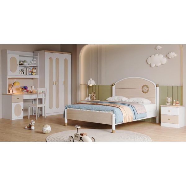 Cameretta Dei Bambini Set Letto Armadio Mobili Design Camera Dei Giovani-image