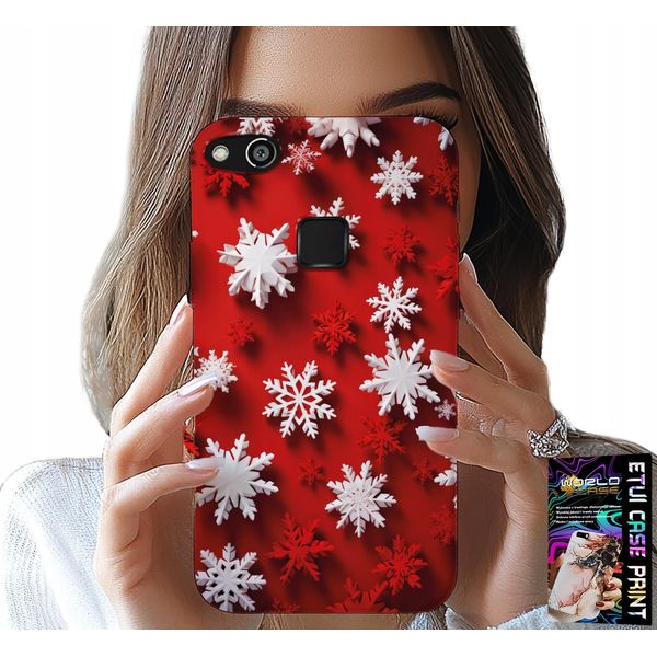 Custodia Per Huawei P10 Lite - Fiocchi Di Neve, Neve, Stelle, Vacanze-image