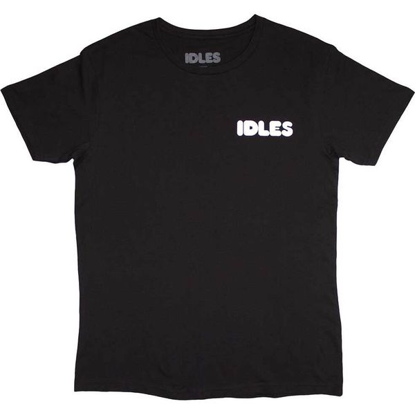 Idles - T-Shirt Con Stampa Sul Retro Per Uomo/Donna Unisex RO11968 (L) (Nero)-image