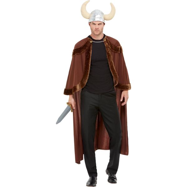 Smiffys - Costume - Uomo SM2761 (Taglia Unica) (Marrone/Argento)-image