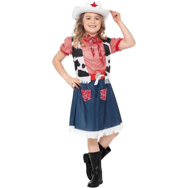 Smiffys - Costume "Sweetie"" - Ragazze SM2144 (110-116) (Blu/Rosso)"-image