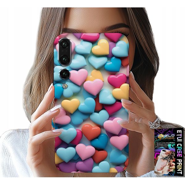 Custodia Per Huawei P20 Plus - Cuori Colorati Personalizzabili-image