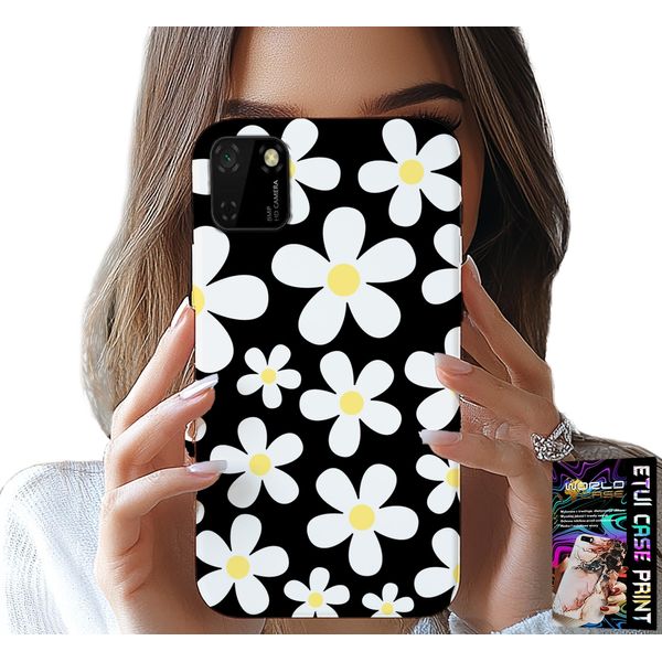 Custodia Per Huawei Y5P - Margherita, Margherita, Fiore, Retro-image