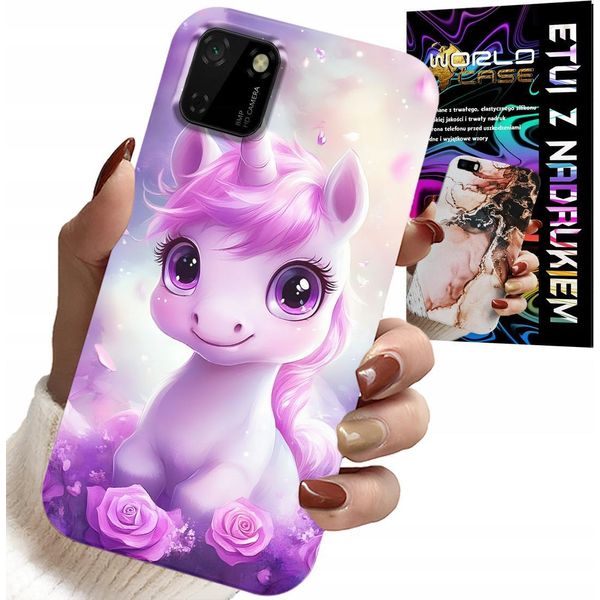 Custodia Per Huawei Y5P - Dolce Unicorno, Design Per Bambini Custodia-image