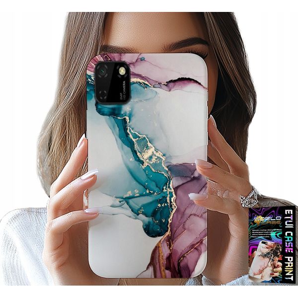 Custodia Per Huawei Y5P - Elegante Custodia Da Donna In Marmo Alla Moda-image