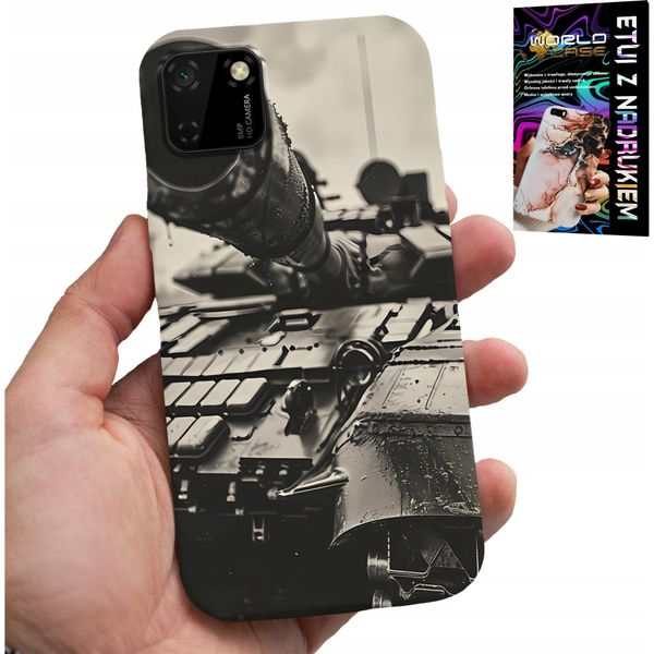 Custodia Per Huawei Y5P - Carro Armato Veicoli Militari + Vetro-image