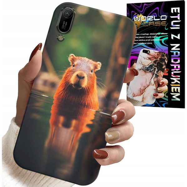 Custodia Per Huawei Y6 2019 - Dolce Capibara, Capibara, Design Multipli-image