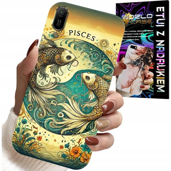 Custodia Per Huawei Y6 2019 - Segno Zodiacale, Astronomia Pesci + Film-image