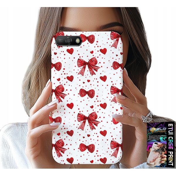 Custodia Per Huawei Y6 2018 - Nastri Rossi Nastri Disegni Di Moda-image