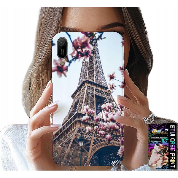 Custodia Per Huawei Y6 2019 - Parigi Torre Eiffel Bei Posti Indietro-image