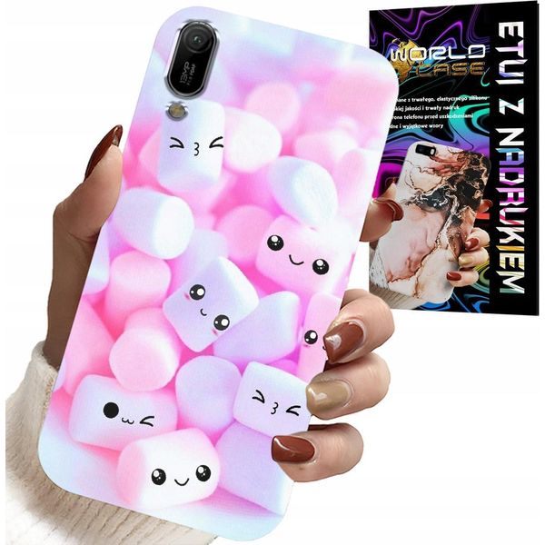 Custodia Per Huawei Y6 2019 - Modello Marshmallow Dolce, Custodia, Retro-image