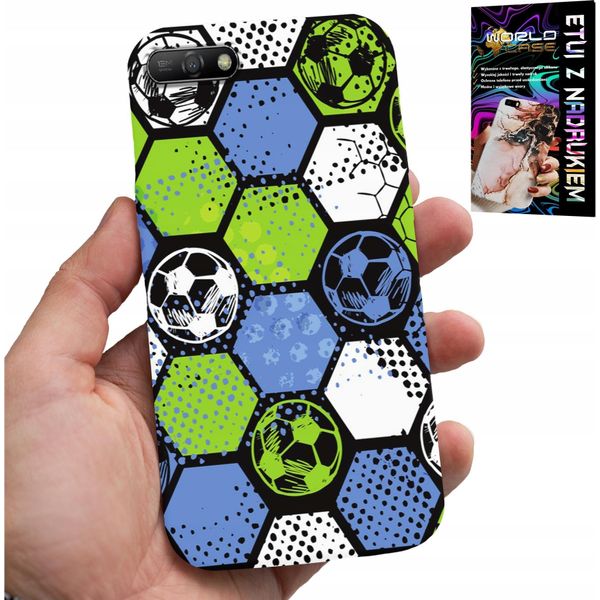Custodia Per Huawei Y6 2018 - Custodia Calcio Back Designs Calcio-image