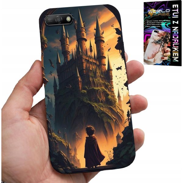Custodia Per Huawei Y6 2018 - Custodia Per Il Castello Della Bacchetta Magica Di Magic Fan-image