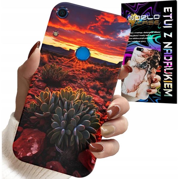 Custodia Per Huawei Y6S - Custodia Vista Deserto Messicano + Vetro-image