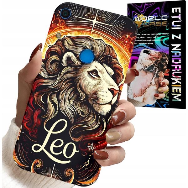 Custodia Per Huawei Y6S - Leone, Segno Zodiacale Astronomico, Custodia + Vetro-image