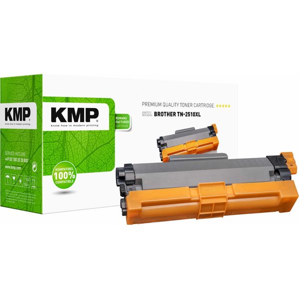 Kmp Printtechnik Ag 1270,3000 Kmp Toner Brother TN2510XL Black 3000 S. Remanufactured-image