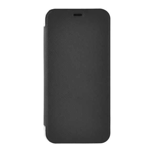 Bigben Connected, Custodia Antiurto Samsung Galaxy A6 2018 Folio Con Portacarte Integrato, Nero Trasparente-image