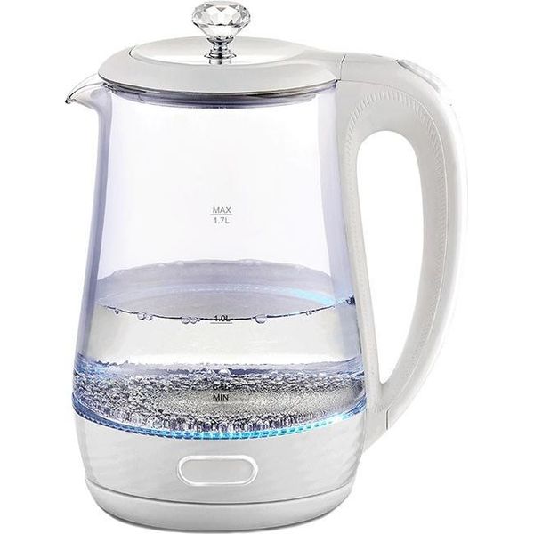 Maestro MR-052 Electric Glass Kettle 1.7 L (MR-052-WHITE) White-image