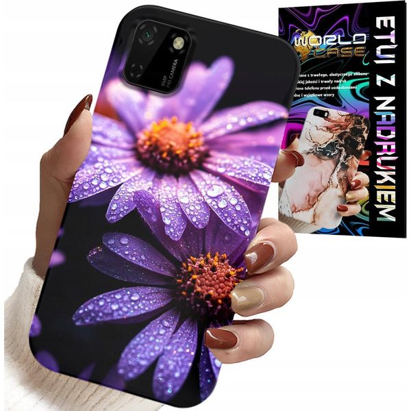 Custodia Per Huawei Y5P - Custodia Cover Fiori Rosa Margherita-image