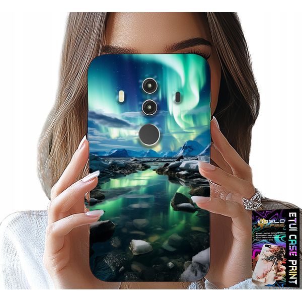 Custodia Per Huawei Mate 10 Pro - Custodia Alaska Aurora Boreale + Pellicola-image